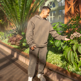 Zen Core Unisex Organic Cotton Sweatpants in Tarmac