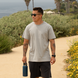 Men’s Organic Cotton Crew Neck Tshirt - Urban Stone
