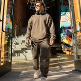 Zen Core Unisex Organic Cotton Sweatpants in Tarmac