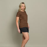 Zen AirLight Women’s Organic Cotton Tshirt in Chestnut