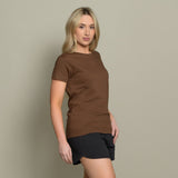 Zen AirLight Women’s Organic Cotton Tshirt in Chestnut