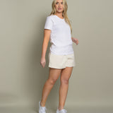 Zen Air V-neck Tshirt in White