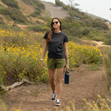 Zen Air Black Tee and Cypress Terry Shorts