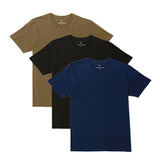 3-Pack Zen Air Men's 100% Organic Cotton Tshirt