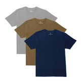 3-Pack Zen Air Men's 100% Organic Cotton Tshirt