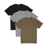 3-Pack Zen Earth Men's 100% Organic Cotton Tshirt