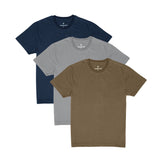 3-Pack Zen Earth Men's 100% Organic Cotton Tshirt