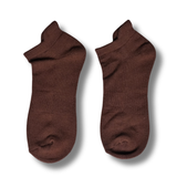 Zen Core Organic Cotton Ankle Socks – Brown
