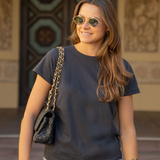 Zen AirLight Women’s Organic Cotton Tshirt in Black