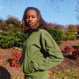 Zen Core Unisex 100% Organic Cotton Hoodie 2.0 in Bronze Green