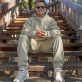 Zen Core Unisex Organic Cotton Sweatpants in Moss gray