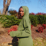 Zen Core Unisex 100% Organic Cotton Hoodie 2.0 in Bronze Green