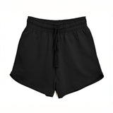 Zen Core Women’s Organic Cotton Terry Shorts in Black