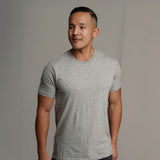 Zen AirLight Men’s Organic Cotton Tshirt in Heather Gray