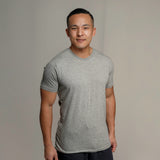 Zen AirLight Men’s Organic Cotton Tshirt in Heather Gray