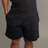 Zen Core Men’s Organic Cotton Terry Shorts in Black
