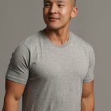 Zen AirLight Men’s Organic Cotton Tshirt in Heather Gray