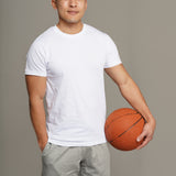 Zen Core Men’s Organic Cotton Terry Shorts in Heather Gray