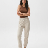 Zen Core Ribbed Racerback in Chestnut