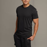 Zen AirLight Men’s Organic Cotton Tshirt in Black