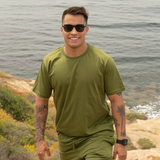Men’s Organic Cotton Crew Neck Tshirt - Cypress